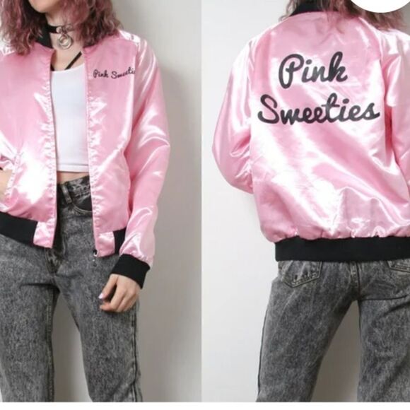 Sock Hop Pink Sweeties Jacket Size M - Picture 5 of 10